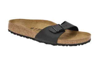 Birkenstock 40793 BS Madrid Damen Pantoletten Schwarz mit anatomischem Fu?bett