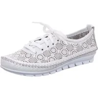 Gemini Gemini - Nappa Schnürschuh - Weiß Schnürschuh