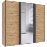 Wimex Schwebetürenschrank Bern Schiebetürenschrank Schrank mit zusätzlicher Innenausstattung, Garderobe