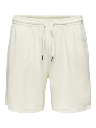 only & sons - Sweat shorts - Onstellas weiß - Gr. - S