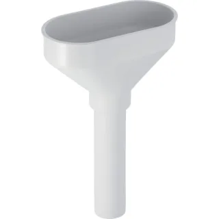 Geberit Trichter oval weiß-alpin d40 , 152378111 152378111