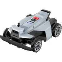 NAVIMOW Rasenmähroboter Segway X420 Mähroboter ohne Begrenzungskabel mit Garage X, bis 2000 m² Rasenfläche, (1-St., Zero-Turn AWD für 84 % Steigungen, NRTK+360° Vision), All-Terrain-Rasenmäher Roboter, Keine RTK-Basisstation