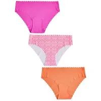 Next Brasilslip 3er-Pack Nahtlose Slips mit Bogenkante, Brazilian (3-St)