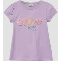 s.Oliver Kurzarmshirt T-Shirt T-Shirt im A-Shape mit Artwork