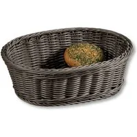 KESPER® Brotkorb Brot- & Obstkorb, oval, grau 19826, (1-tlg)