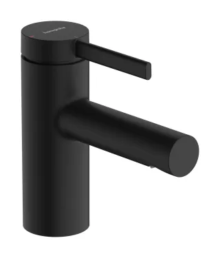 Hansgrohe Waschtischmischer 70 Zesis S CoolStart mit Push-Open-Ablaufgarnitur mattschwarz,74715670 74715670