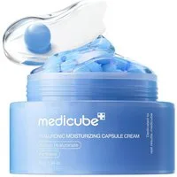 Medicube Tagescreme Hyaluronic Moisturizing Capsule Cream 55g – Leichte Gel-Creme mit Hyaluronsäure, Panthenol & Ceramiden zur Feuchtigkeitspflege, und Unterstützung der Hautbarriere