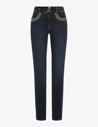 BRAX - Style Mary USED BLUE BLACK - Gr. - 46