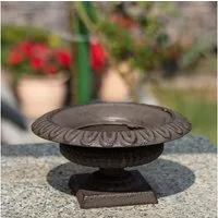 Antikas Gartenfigur Französische Amphore aus Gusseisen, Blumenvase, Gartendeko
