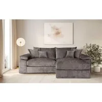 OTTO home Ecksofa Soft&Cosy XL L-Form, B: 246 cm - OTTO. Verlässliche Qualität., Mega-Sofa, Cord oder Chenille-Struktur, mit Federkern & 4 Zierkissen