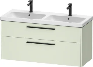 Duravit D-Code Waschtischunterschrank wandhängend Schubk. 2, für Doppelwaschtisch  DC46740BDHH0000