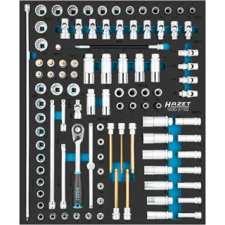 HAZET Steckschlüssel Satz 163D-2/103 - 103-teilig