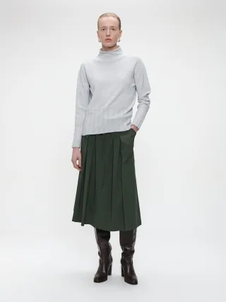 Jane Lushka - Raffaele skirt technical jersey army - Gr. - M