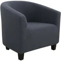 Qelus Hussen-Set Jacquard Schonbezug für Wannenstühle Stretch Stuhlbezug Wohnkultur