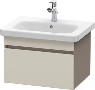 Duravit DuraStyle Waschtischunterbau wandhängend Taupe & Basalt Matt 580x448x398 mm - DS638009143 DS638009143