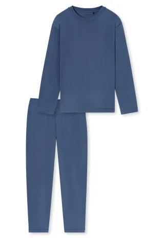 SCHIESSER - Schlafanzug lang faded denim - Gr. - 50