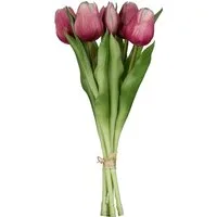 Kunsttulpe Tulpenbund, Creativ green, Höhe 32 cm, aus 6 Einzelstielen