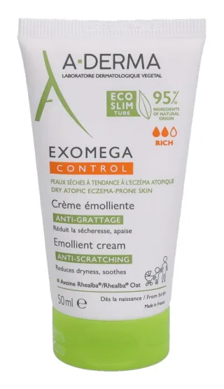 A-Derma Exomega Control Emollient Cream50 ml.
