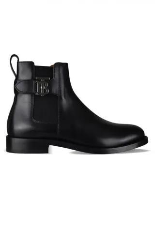 Burberry copy of Chelsea Boots Luke Schwarz
