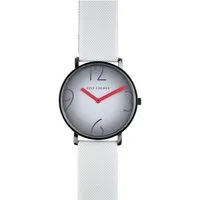 Rolf Cremer Quarzuhr Rolf Cremer Uhr Flat 44 V 504851 Textilband, Edelstahl, weiß, (1-tlg)