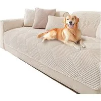 Minicloss Sofabezug 1 2 3 4 Sitzer Sofabezüge Couch Überzug L Form Ecksofa Sofa Couch, Überwurfdecke, Sofahusse Sofaüberwürfe rutschfest Sofa Abdeckung