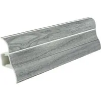 SN DECO GROUP Sockelleiste SN Deco - Sockelleiste, Abschlussleisten, Boden Leisten, Kabelkanal, L: 2000 cm, 10-St., Kunststoff (PVC)
