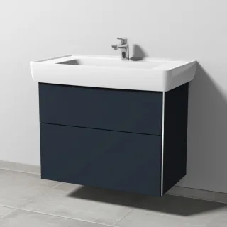 Sanipa 3way Waschtischunterbau zu Laufen Pro A Waschtisch mit 2 Auszügen, Marine-Matt BP7581R