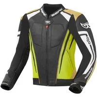 Berik Motorradjacke Striper Evo Motorrad Lederjacke herausnehmbares Innenfutter