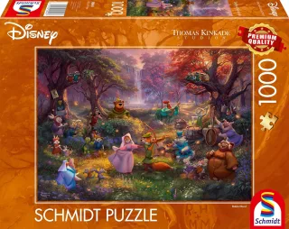 Schmidt Puzzle 58040 - Thomas Kinkade: Disney Robin Hood [1.000 Teile]