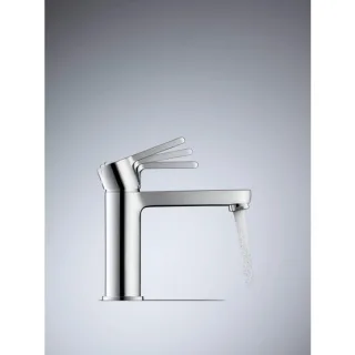 Duravit B.2 Waschtischarmatur M B21023001010 MinusFlow, mit Zugstange, Chrom Hochglanz
