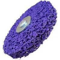 Rostio Schleifscheibe CSD Schleifscheibe CBS Reinigungsscheibe mit Spanndorn Lila/Purple, (1 St)