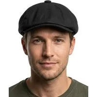 Cool4 Schiebermütze Gatsby 8-Panel Flatcap Leinen UV-Schutz