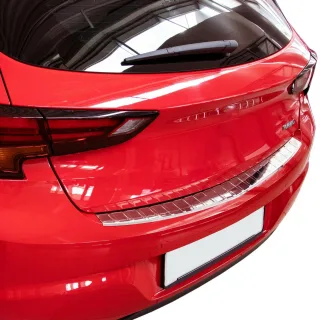 MIT ABKANTUNG LADEKANTENSCHUTZ Edelstahl für Opel Astra K Schrägheck ab 2015-
