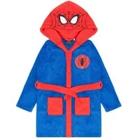Spiderman Kinderbademantel Spiderman Bademantel Kinder, Kapuze, Bindegürtel