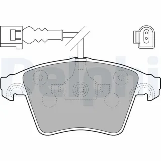 Delphi Bremsbel?ge vorne VW Transporter T5 LP1914