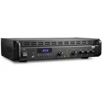 Donner Audioverstärker 2/4/6 Kanal Audio-Leistungsverstärker Stereoempfänger Verstärker (Anzahl Kanäle: 4, 440,00 W, 4 Kanäle, 2 Mikrofoneingänge, Bass, Höhen)