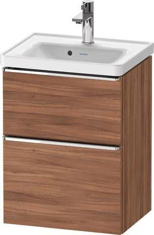 Duravit D-Neo Waschtischunterbau wandhängend Nussbaum Matt 484x372x625 mm - DE4350010790000 DE4350010790000