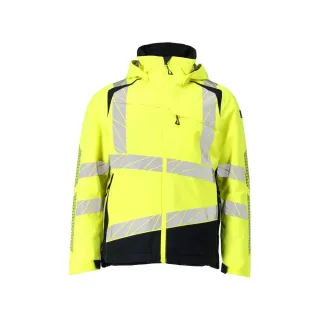 MASCOT Herren Winterjacke ACCELERATE SAFE Hi-vis Gelb / Schwarzblau L - 19335-231-17010-L