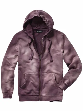 Mey & Edlich Herren Unerreichbare Sweatjacke Lila 100 % Baumwolle (bio)