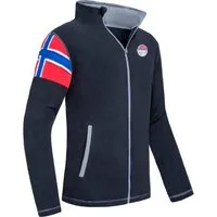 Nebulus Fleecejacke REAL, P6721 - Herren, schwarz-grau, 3XL