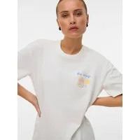 Vero Moda T-Shirt VMNINNA MIA SS TOP BOX JRS Baumwolle, Rückenprint