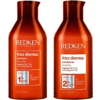 Redken Haarpflege-Set Haarpflege-Set Redken Frizz Dissmiss Shampoo + Conditioner 300 ml, 2-tlg., Shampoo - Conditioner, reichhaltig