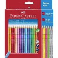 Faber-Castell Buntstift Faber-Castell 201540 Dreikant-Buntstifte Colour GRIP Promoetui(S)