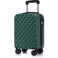 YONSLY Hartschalen-Trolley Reisekoffer Trolley Hartschalenkoffer Rollkoffer mit 4 Rollen, 4 Rollen, ABS und Aluminium, Zahlenschloss, 360°-Doppelrollen, Gummigriff