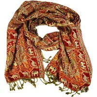 Guru-Shop Halstuch Indischer Schal, Schultertuch, Boho Stola mit..