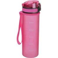 Easy Gifts Trinkflasche Trinkflasche aus Tritan mit Messskala und Trageschlaufe / 500ml / Farb