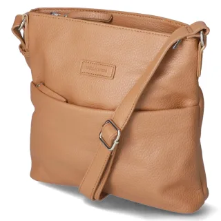 Fräulein Frida Schultertasche - Gr.  - Braun - Synthetik