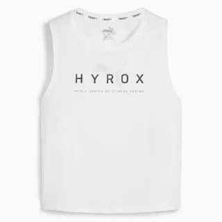 Puma x HYROX Fit Triblend Damen Weißes Top