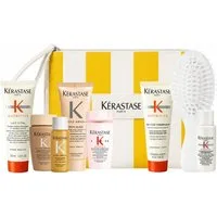 Kérastase Haarpflege-Set Exclusive Summer Beauty Discovery Set mit Beautybag, 9-tlg., ideal für Reisen, zum Kennenlernen oder als luxuriöses Geschenk.