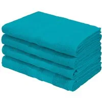 OTTO home Duschtücher Vanessa, 4 Duschtücher, 70x140cm, in Standard- und Premium-Qualität, Walkfrottee (Set, 4-St), Handtücher mit Bordüre, 100% Baumwolle, einfarbig, weich